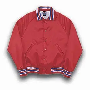 711 red satin jacket